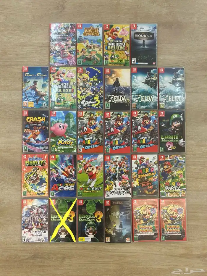 (يوجد تقسيط) العاب نينتندو سويتش مستعملة و جديدة 0