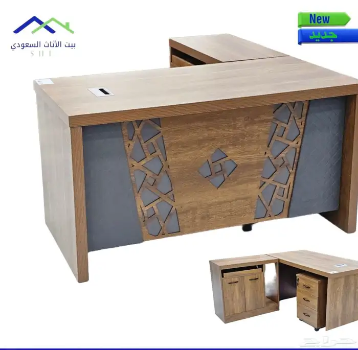 مكتب دولاب خشب دولاب حيدد كراسي جلد كراسي شبك طاولة اجتماعا 11
