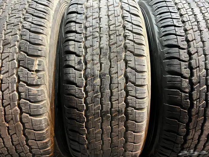 جنوط جيب لاند كروزر اصلي مع كفرات دنلوب 285.65.17 ت22 11