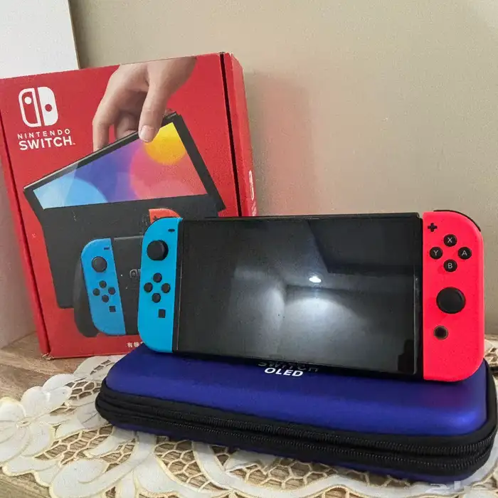 نينتيندو سويتش اوليد بكامل ملحقاته 0
