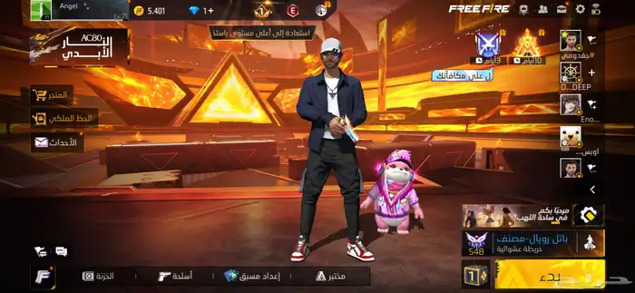 حساب فري فاير للبيع على السوم 0