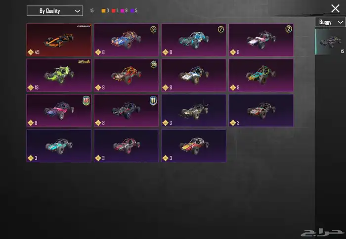 حساب ببجي موبايل 83  لفل سكنات  83 سكنات ميثك ونوادر 56