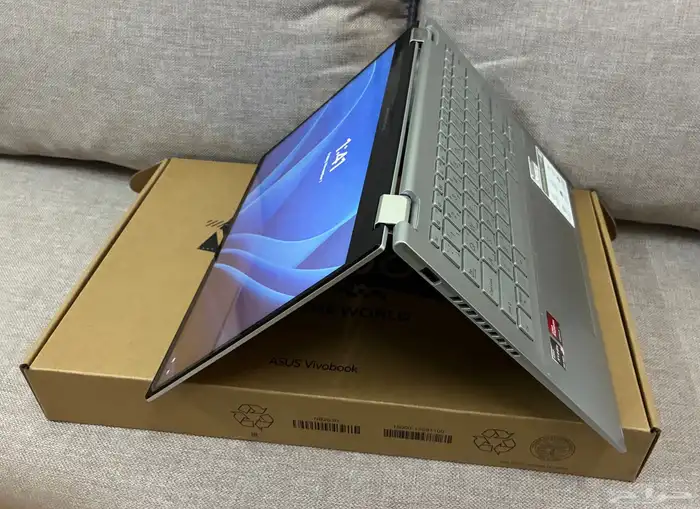 لابتوب اسوس فيفو بوك معالج رايزن 5 شاشه لمس 2 في 1 4