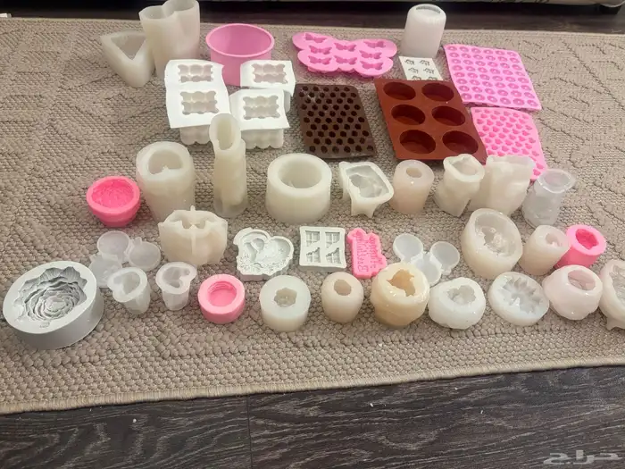 قوالب سيلكون والوان ادوات صناعه الشموع(ضمد) 2