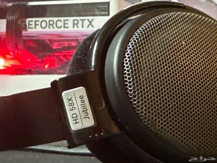 سماعه احترافية HD58x وكرت صوت ساوندبلاستر z ومايك احترافي 3