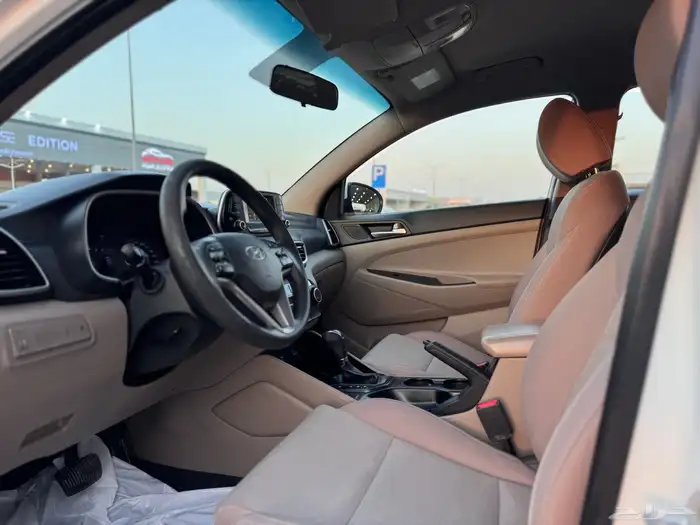 هيونداي توسان 2019 ابيض 9