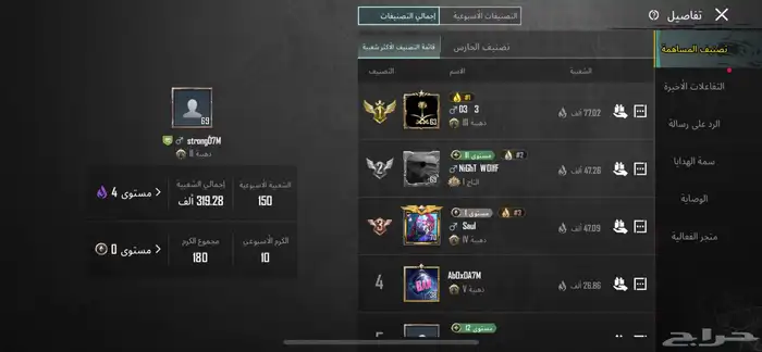 حساب ببجي للبيع 15