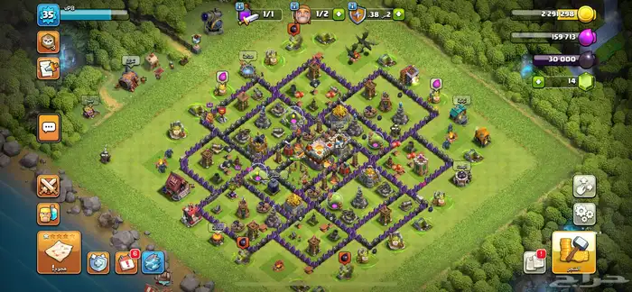 حساب كلاش للبيع 0