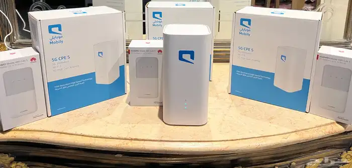 راوتر منزلي 5G CPE 5 مجانا مع شريحة بيانات نت لامحدود Wi-Fi 2
