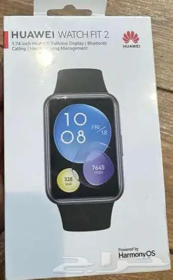 Huawei watch fit 2 black جديدة 0