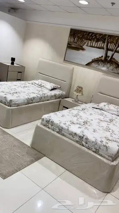 غرفه نوم طراحه سرير كمودينه مكيفات 6