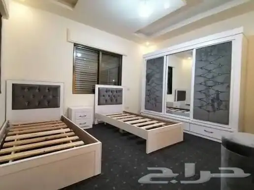 غرفه نوم طراحه سرير كمودينه مكيفات 4