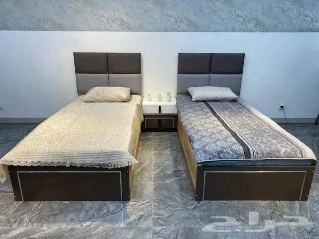 غرفه نوم طراحه سرير كمودينه مكيفات 7