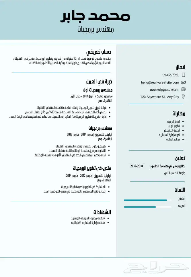 يوجد تصاميم سيره ذاتيه ب 5 ريال فقط الحقو العرض 27