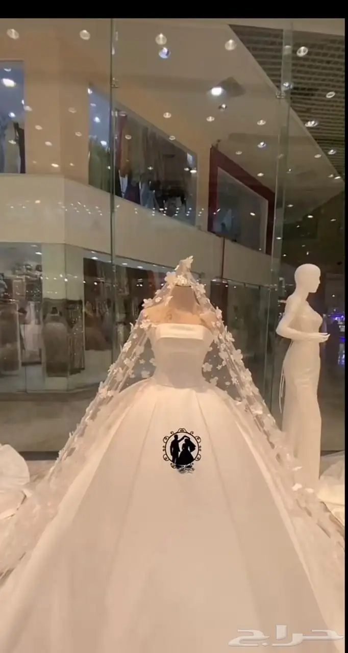 فستان زفاف جديد استخدام مره واحده فقط نظيف وجميل جدا 4