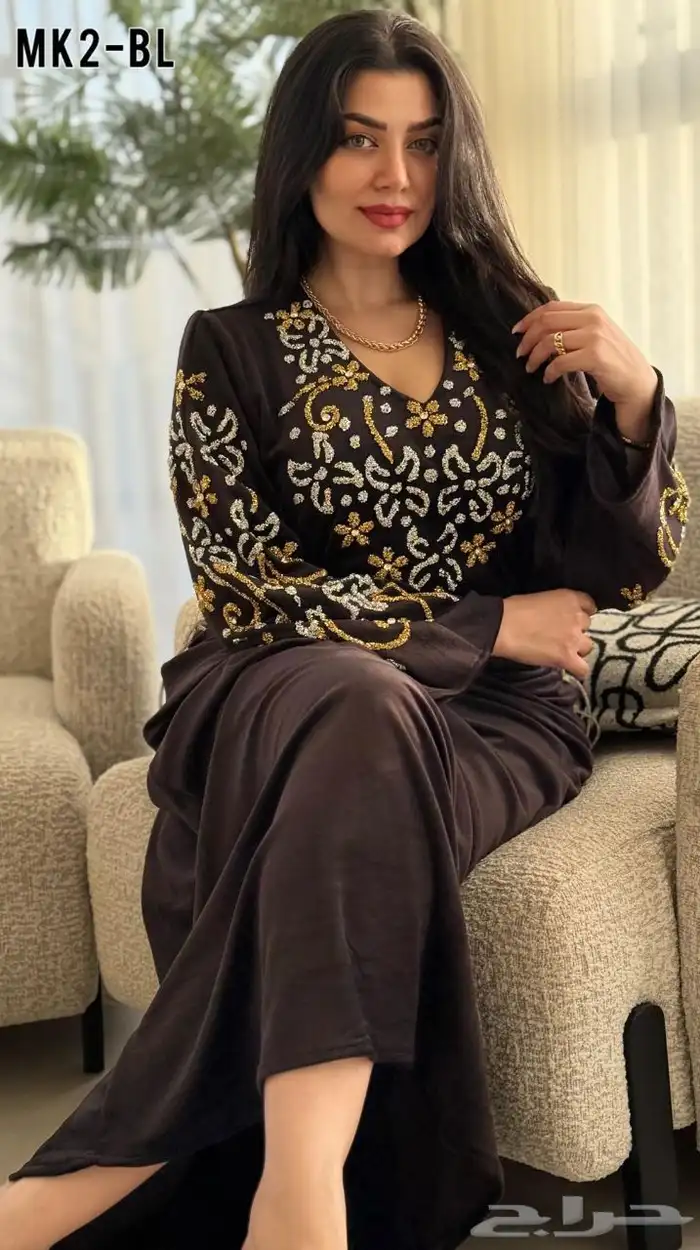 جلابيات فخمه مخمل 6