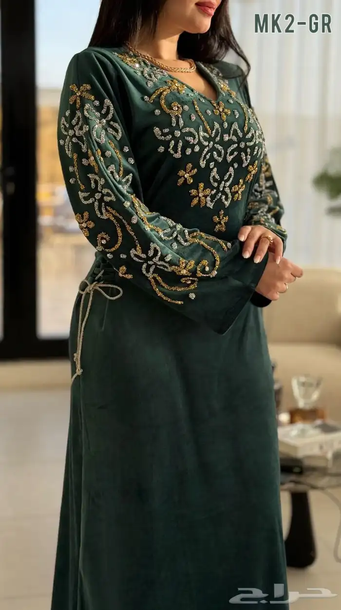 جلابيات فخمه مخمل 10