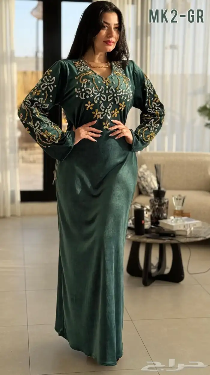 جلابيات فخمه مخمل 8