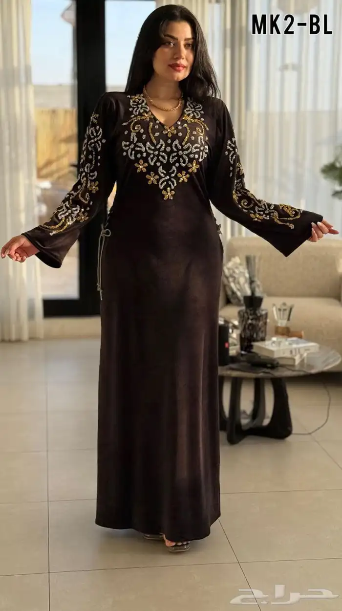 جلابيات فخمه مخمل 2