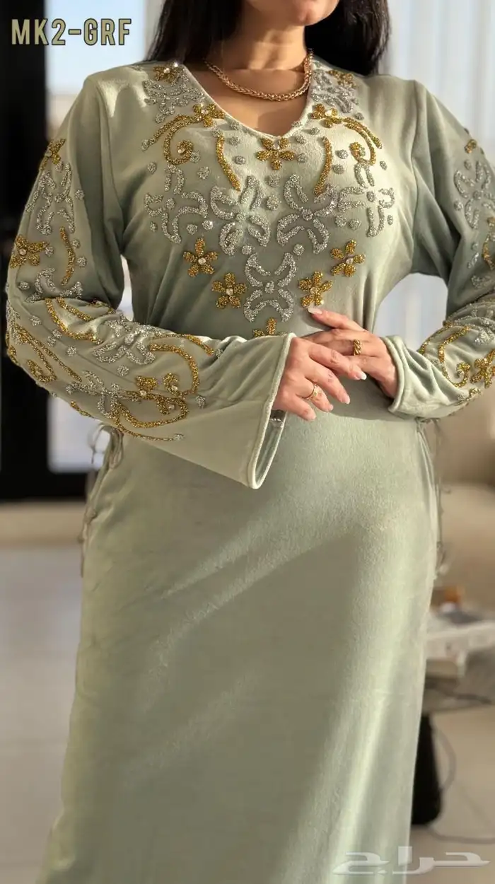 جلابيات فخمه مخمل 13