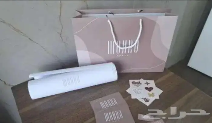 طباعة بكج عبايات أكياس ستيكر ورق تغليف أكواب 2