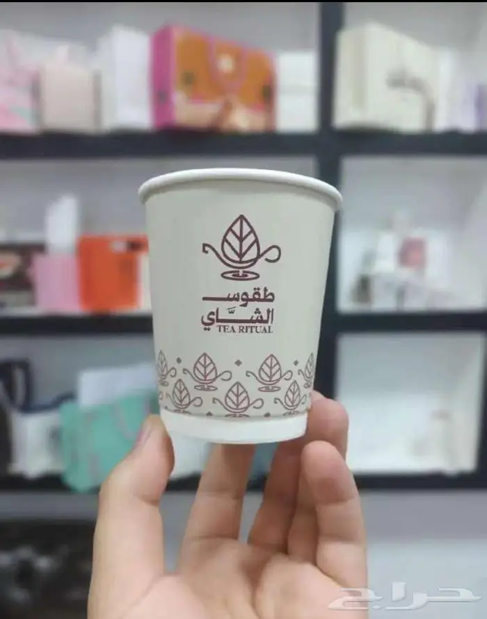 طباعة بكج عبايات أكياس ستيكر ورق تغليف أكواب 8