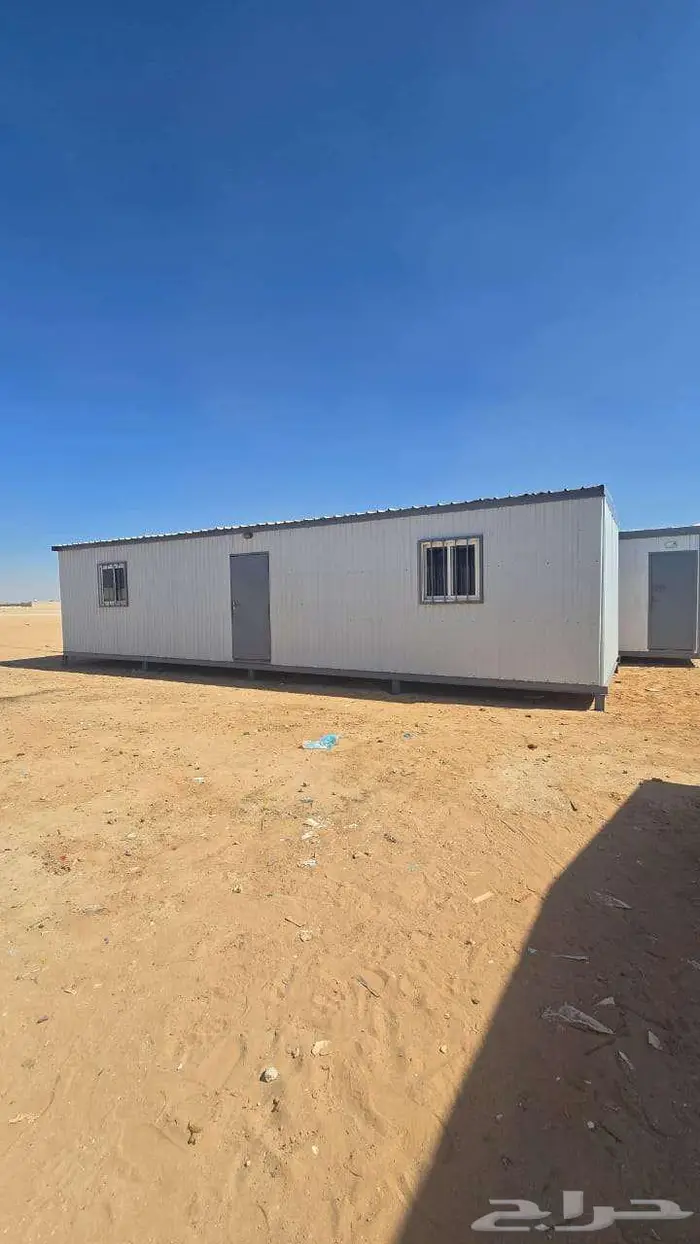 للبيع بركس غرفه جاهز متنقل كارافان 4في12 غرفتين وحمام ومطبخ 0