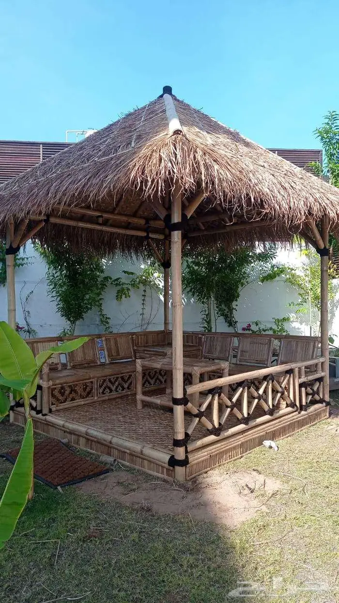 بامبو قش اندونيسى خيزران حصير مجدول كميات 3