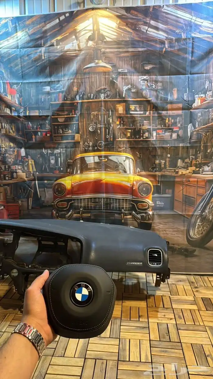 سستم ايرباق قشرة طبلون غطاء ارباق رانج اودي مرسيدس ورشة بوم 4