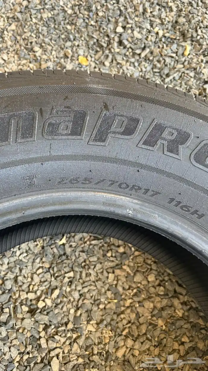 3 كفرات مستعملة هانكوك ل تاهو او يوكن مقاس 265 70 17 2