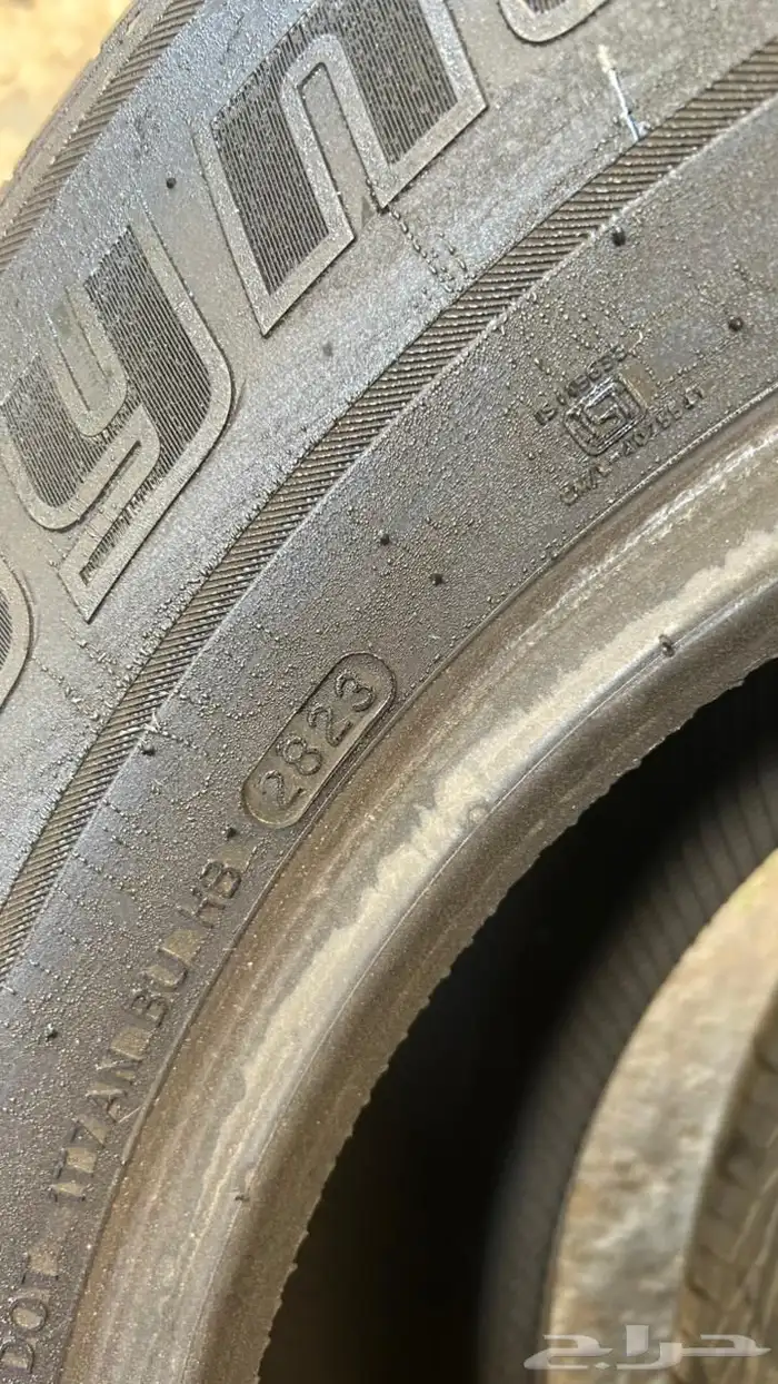 3 كفرات مستعملة هانكوك ل تاهو او يوكن مقاس 265 70 17 5