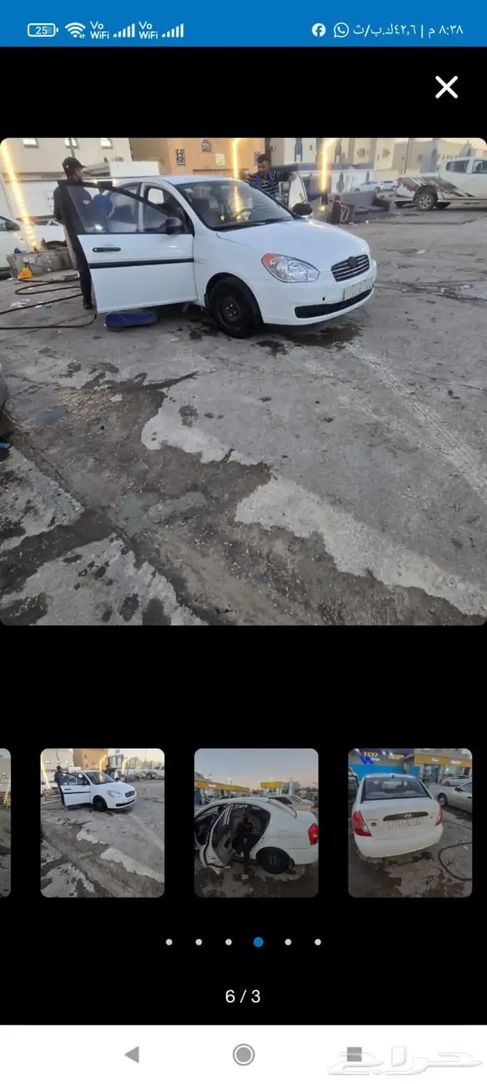 اكسنت موديل 2008مفحوص مجدد مكينه قير شرط 4