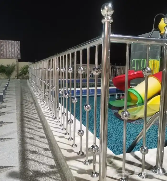 دربزين استيل حواجز مسابح مسكات جدار 0