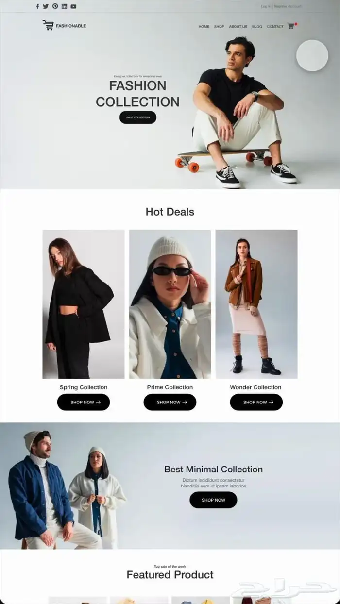 تصميم مواقع ومتاجر إلكترونية 1