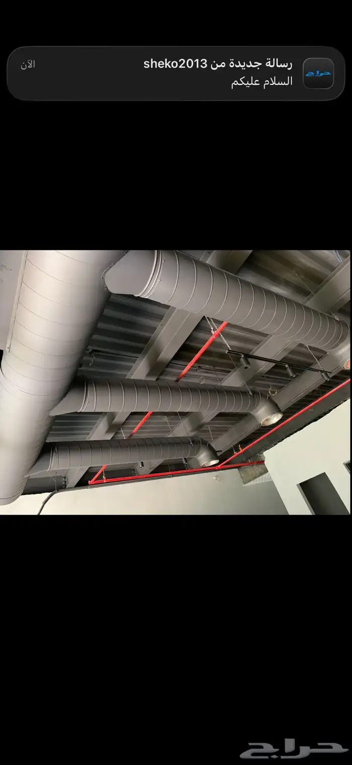 أعمال دكت تمديدات تاسيس 7