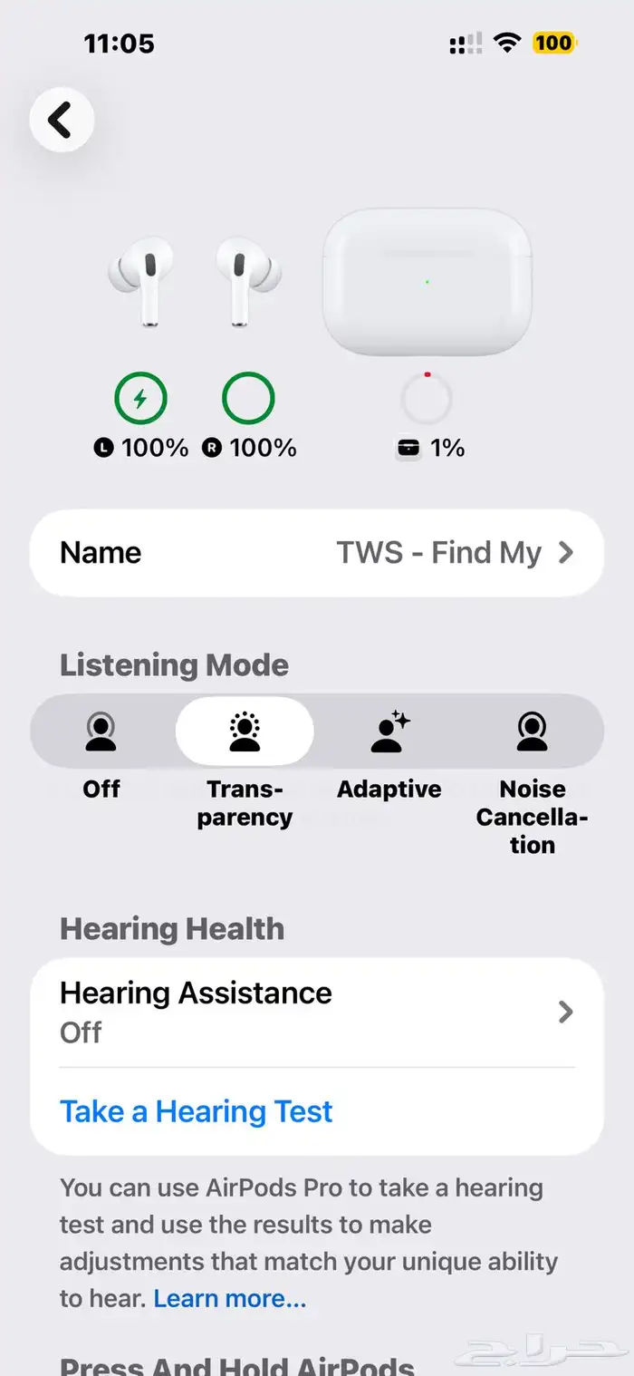 سماعة ايربودز برو 2 AirPods Pro 7
