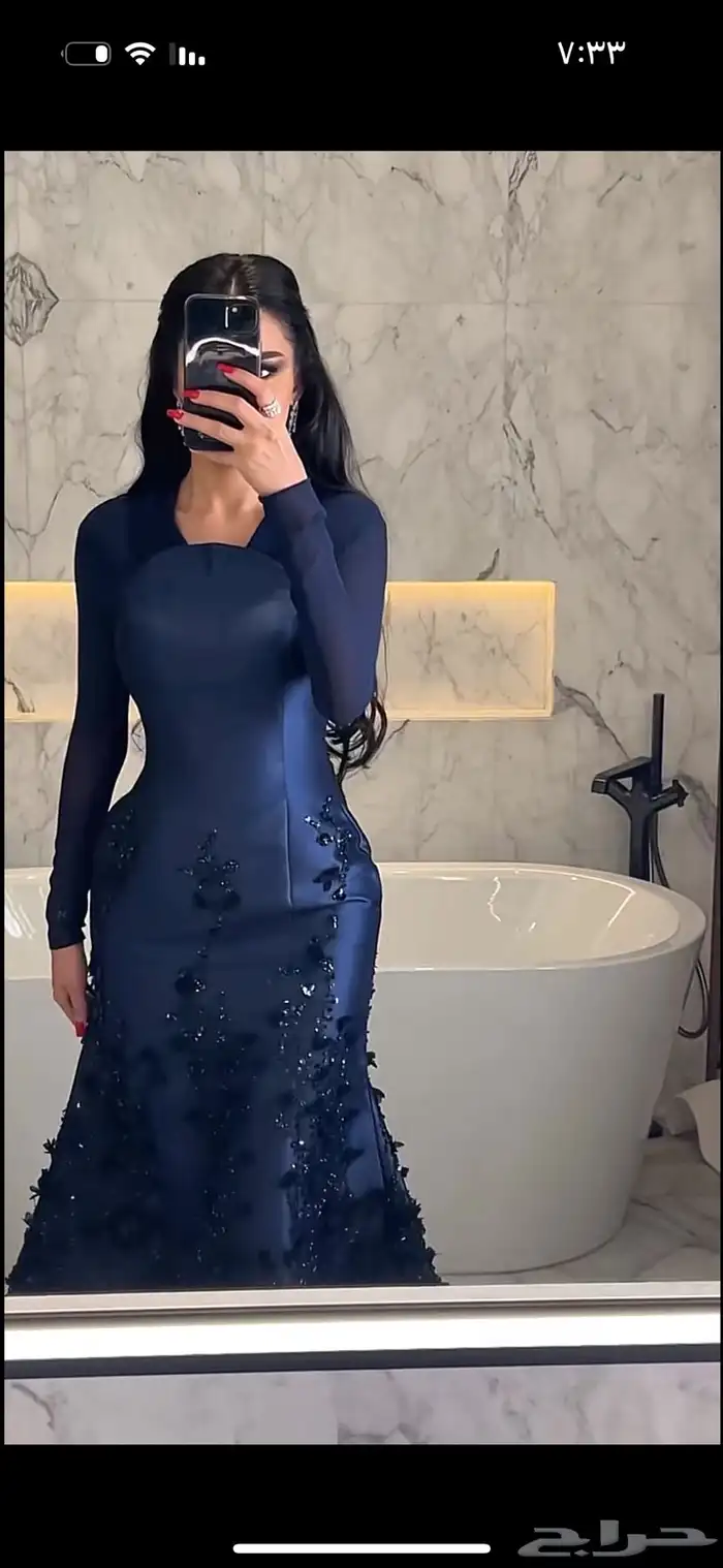 فستان سهره كحلي 0