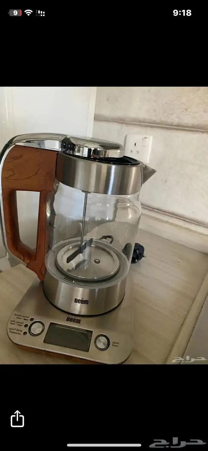 غلاية حليب وبسترة الحليب آلة القهوه كبسولات شبه جديده 1