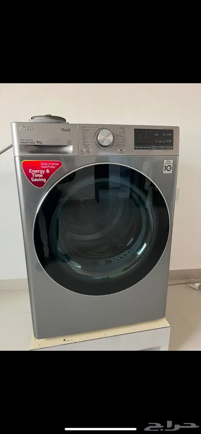 نشاف LG حرارية 9 كجم شبه جديدة 0
