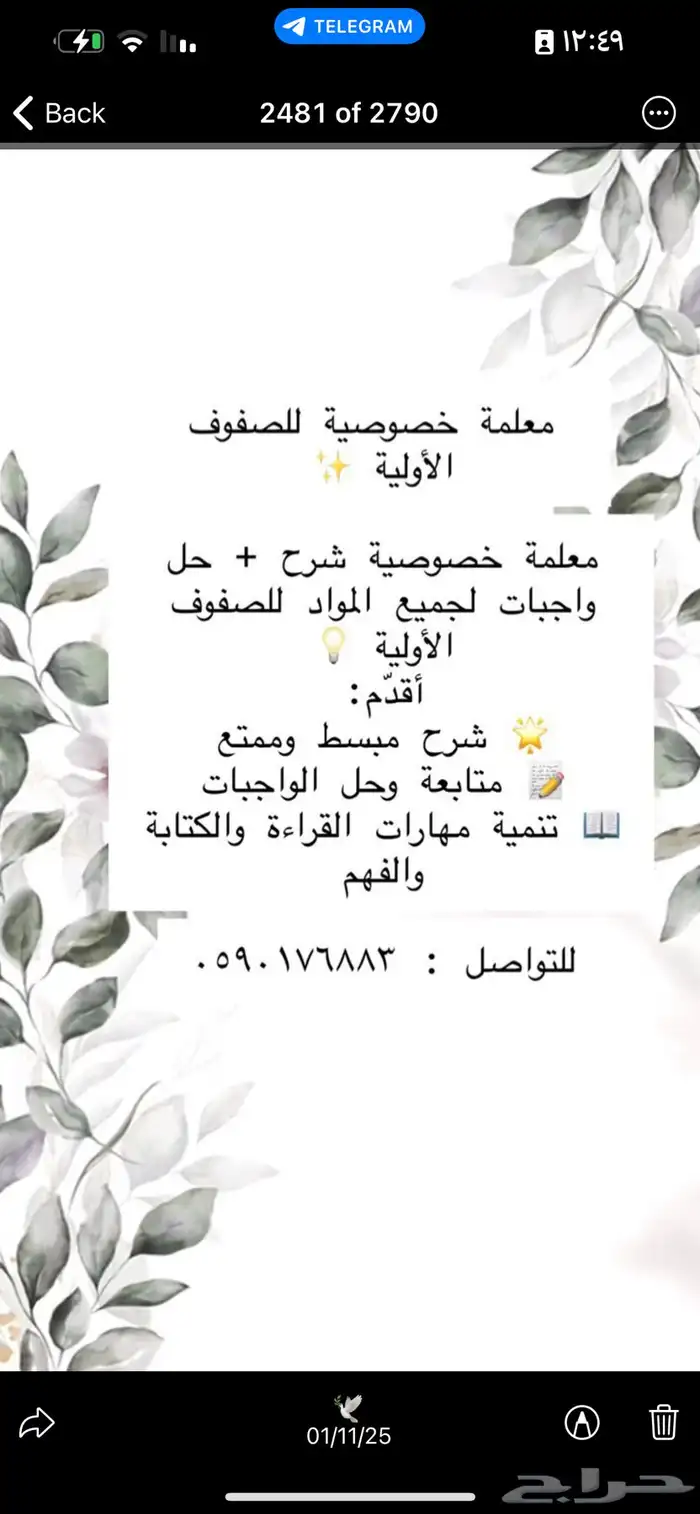 معلمة خصوصية 0