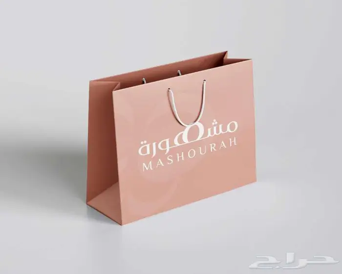 طباعة بكج عبايات أكياس ستيكر ورق تغليف أكواب 1