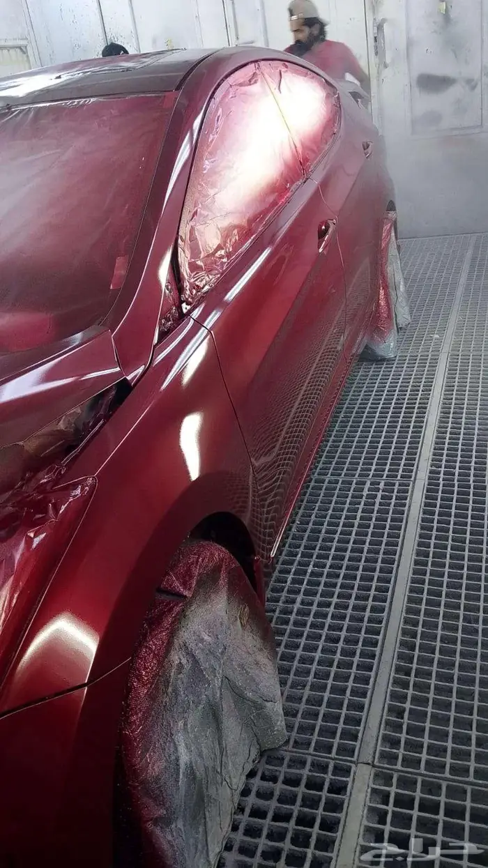 سمكرة بوية رش الفرن بوية الماني 1