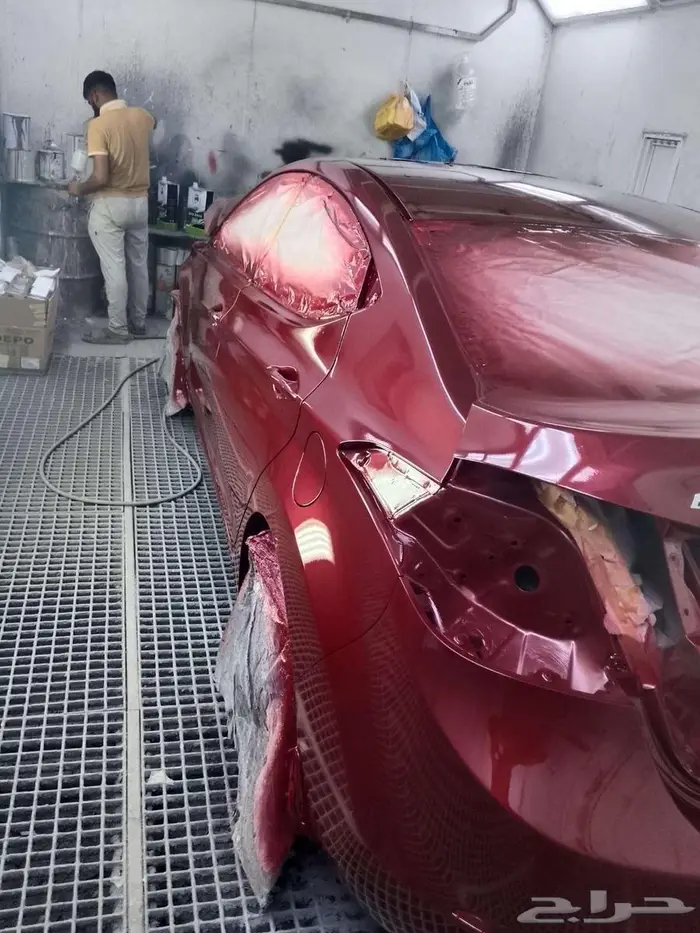 سمكرة بوية رش الفرن بوية الماني 2