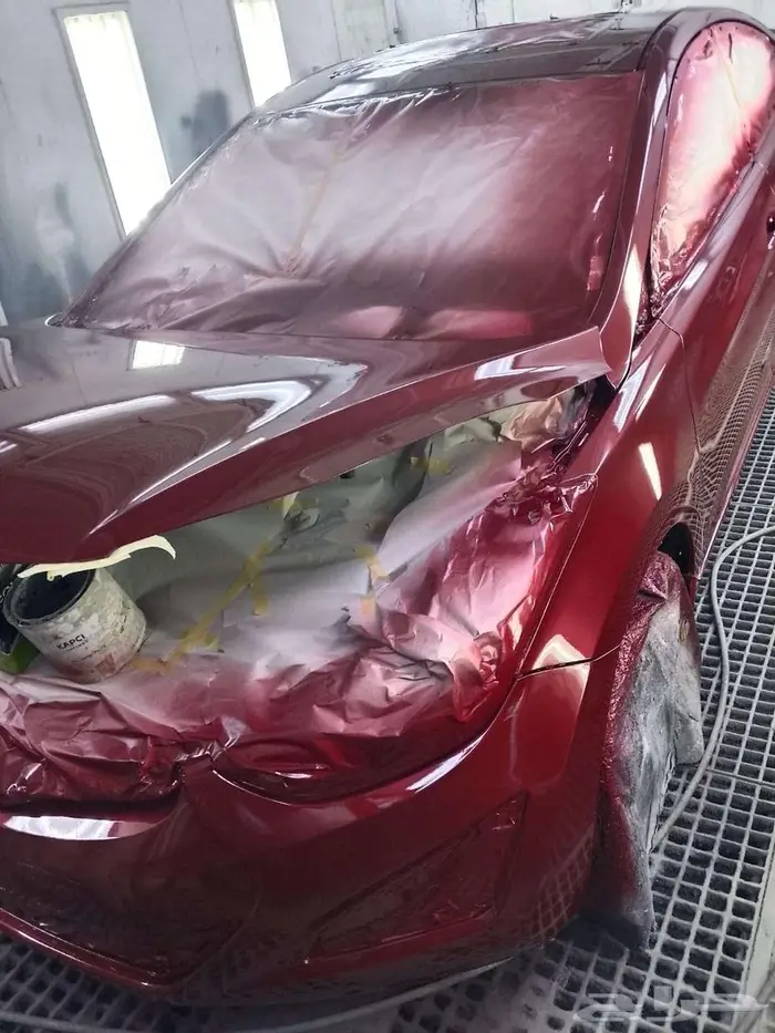 سمكرة بوية رش الفرن بوية الماني 8