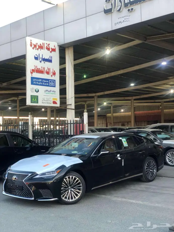 لكزس LS 350 AA 2025 سعودي بنزين أسود داخل جملي 0