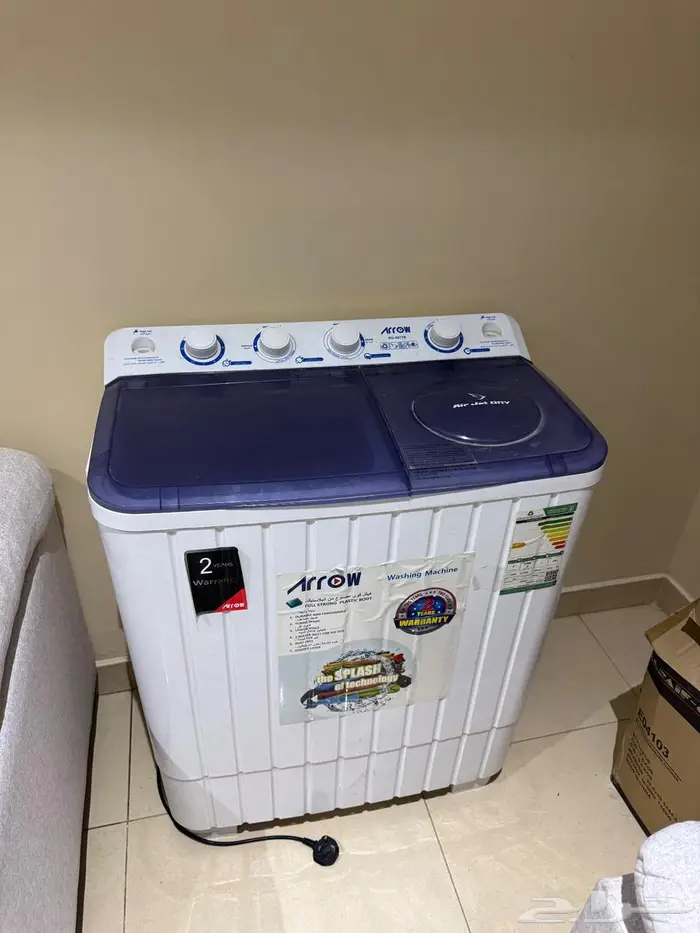 غسالة Arrow بحوضين 10 كيلو حالة الجديد 1