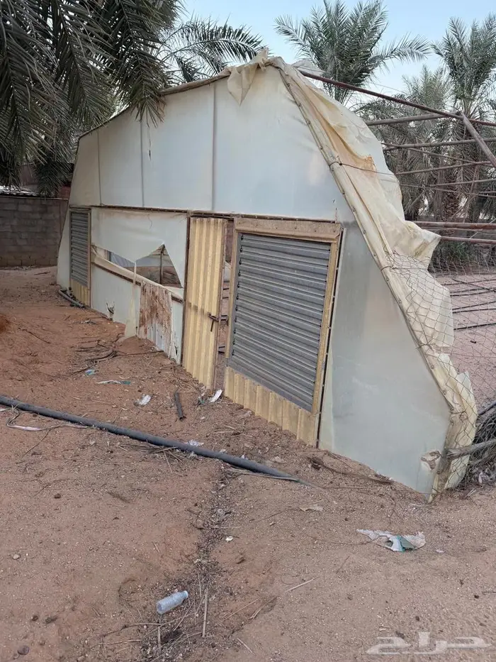 بيوت محميه مستعملة مع مراوح 0