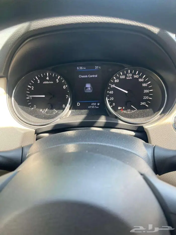 سيارة نيسان اكس تريل سبع مقاعد فئة S ممشي 47 ألف موديل 2021 3