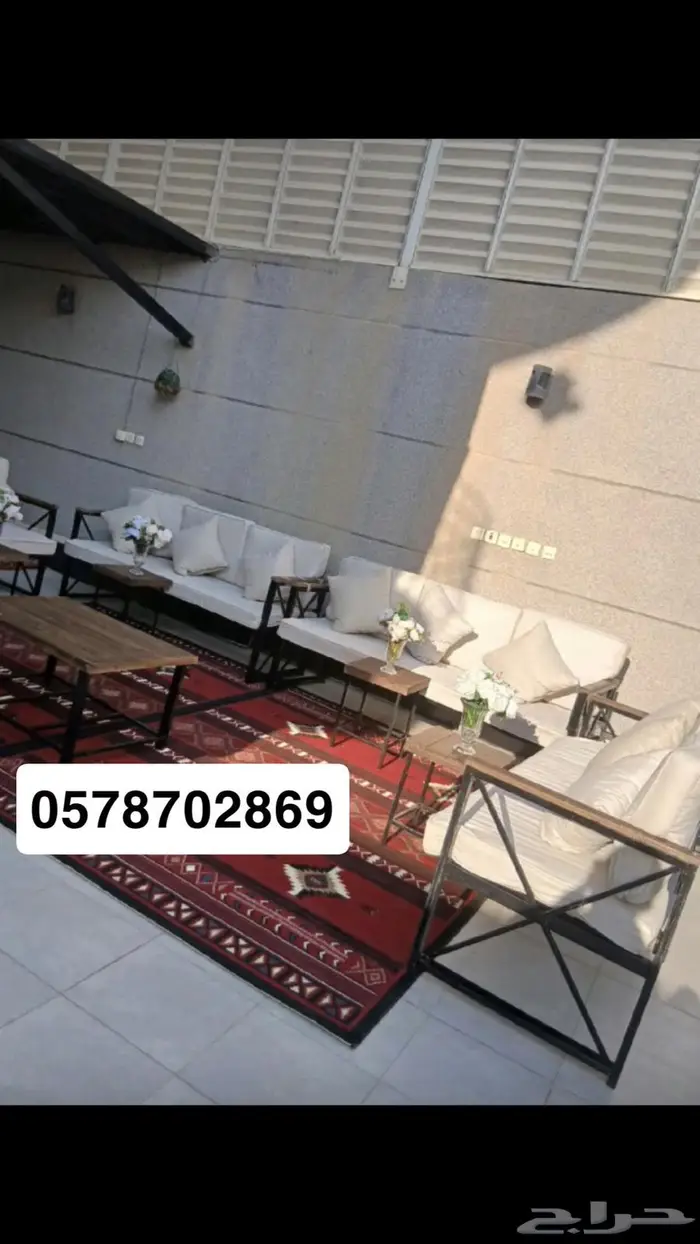 جلسات خشب سويدي 1