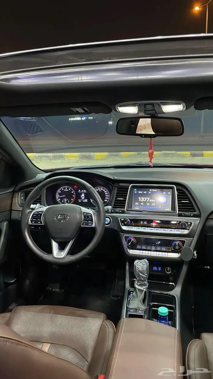 سوناتا مخزنة فل سمارت 2018 بحالة الوكالة ماشاء الله 14